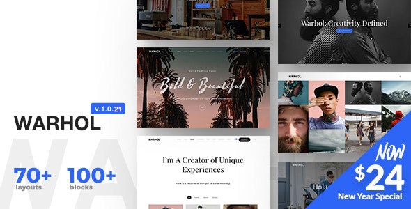 Warhol – Responsive Multipurpose WordPress Theme for Creatives – 21742630