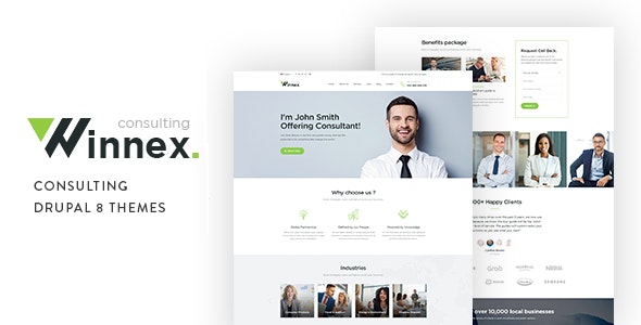 Winnex – Business Consulting Drupal 8.7 Theme – 23200664
