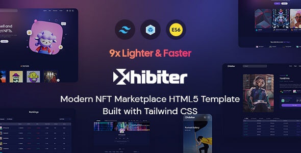 Xhibiter | NFT Marketplace HTML Template – 36542347